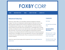 Tablet Screenshot of foxbycorp.com